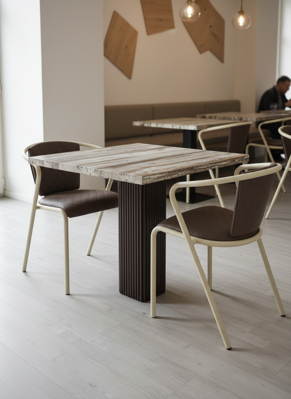 Столешница HPL на основе МДФ (квадратная) Белый_2